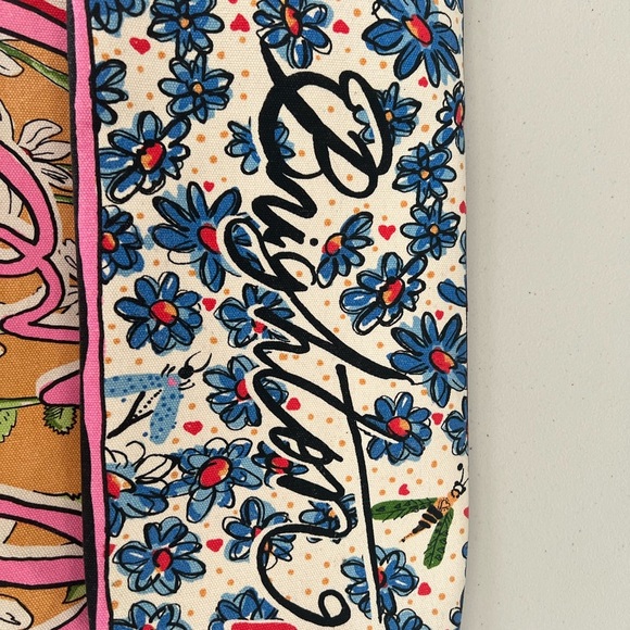 Brighton Pink and Gold Tote Bag with Love Design - Picture 12 of 13